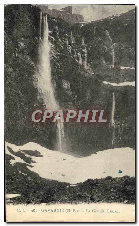 CPA Gavarnie La Grande Cascade