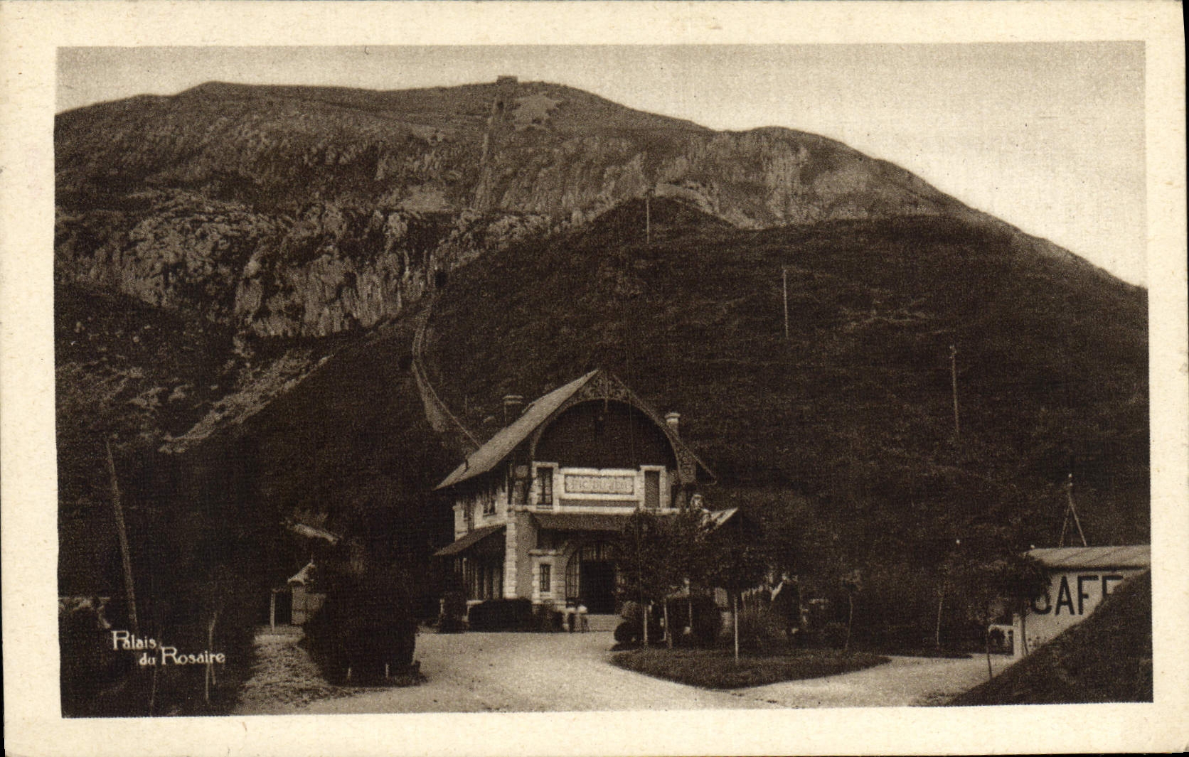 CPA Lourdes Le Funiculaire Du Pic Du Jer Gare De Depart