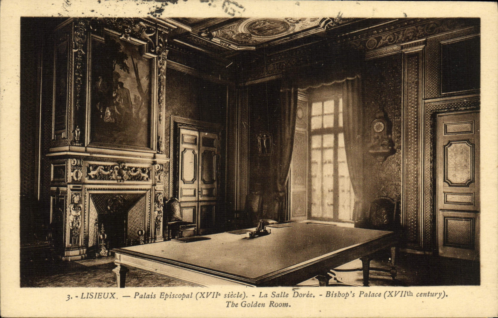 Lisieux — Palais épiscopal (XVIIe siècle) — La Salle Dorée