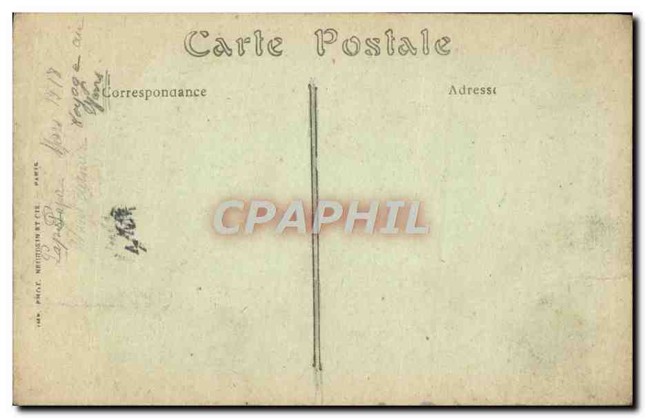CPA Le Mans Le Jardin Des Plantes Chalet Rustique — Rückseite