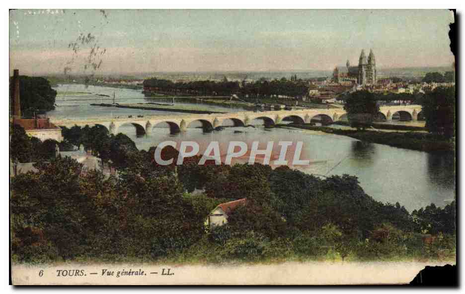 CPA Tours Vue Generale