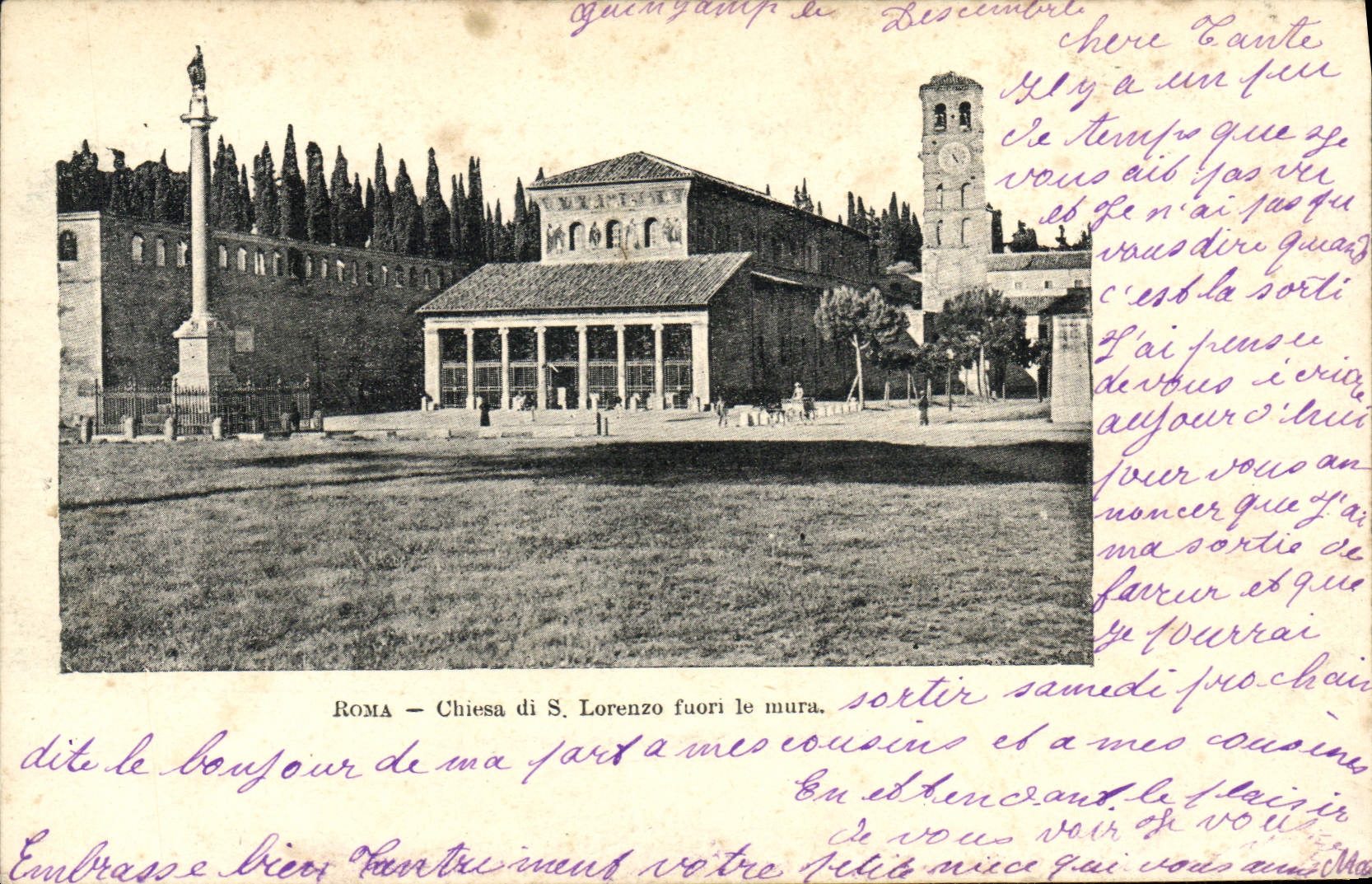 CPA Roma Chiesa Di S Lorenzo Fuori Le Mura