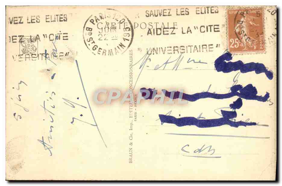 CPA Exposition Coloniale Internationale Paris 1931 Les Missions Catholiques — Rückseite