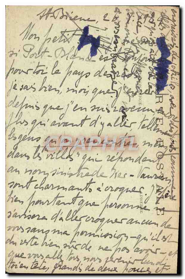 CPA Saint Tarcisius Tarcisius Seul Sur La Voie Appienne — Rückseite