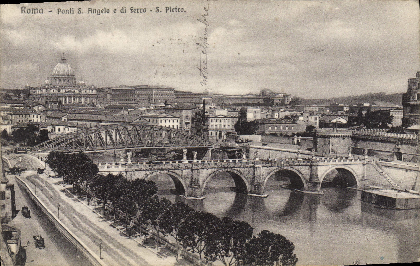 CPA Roma Ponti S Angelo E Di Ferro S Pietro