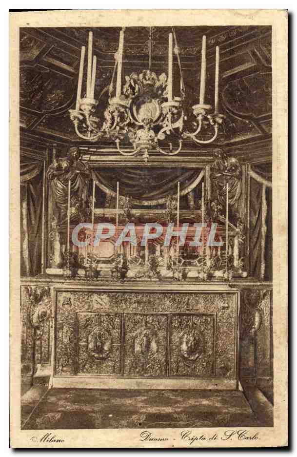 CPA Milano Duomo Cripta di S Carlo