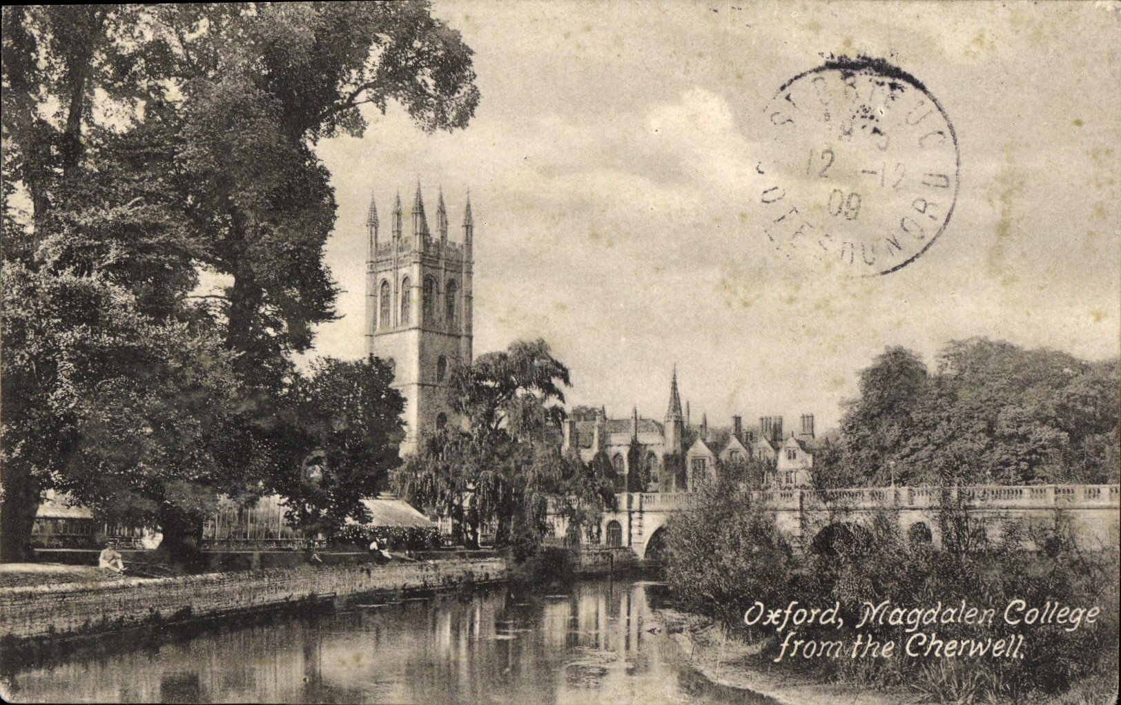 CPA Oxford Magdalen College From The Cherwell