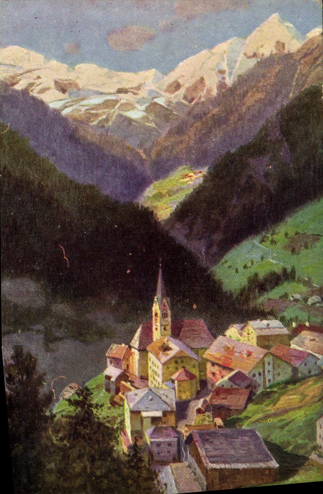 CPA Pieve Di Livinallongo Sulla Strada Delle Dolomiti Buchenstein