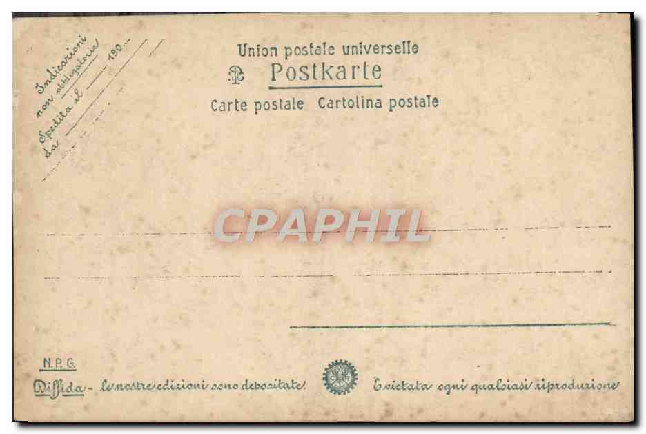 CPA Milano Sopra Duano Dettagli — Rückseite
