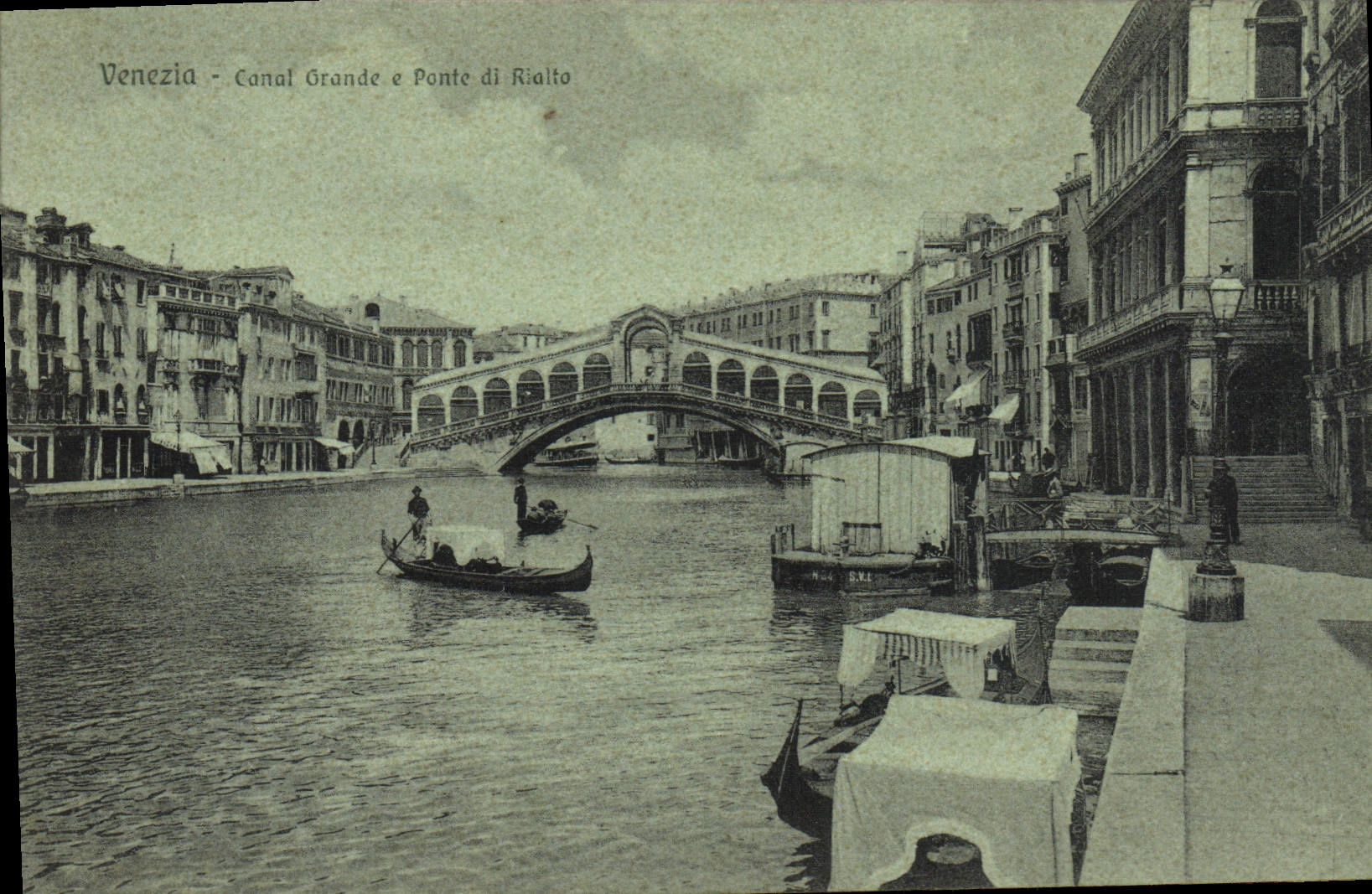 CPA Venezia Canal Grande E Ponte Di Rialto