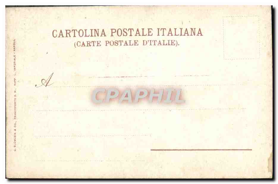 CPA Napoli Da Villa Patrizi Al Vomero — Verso