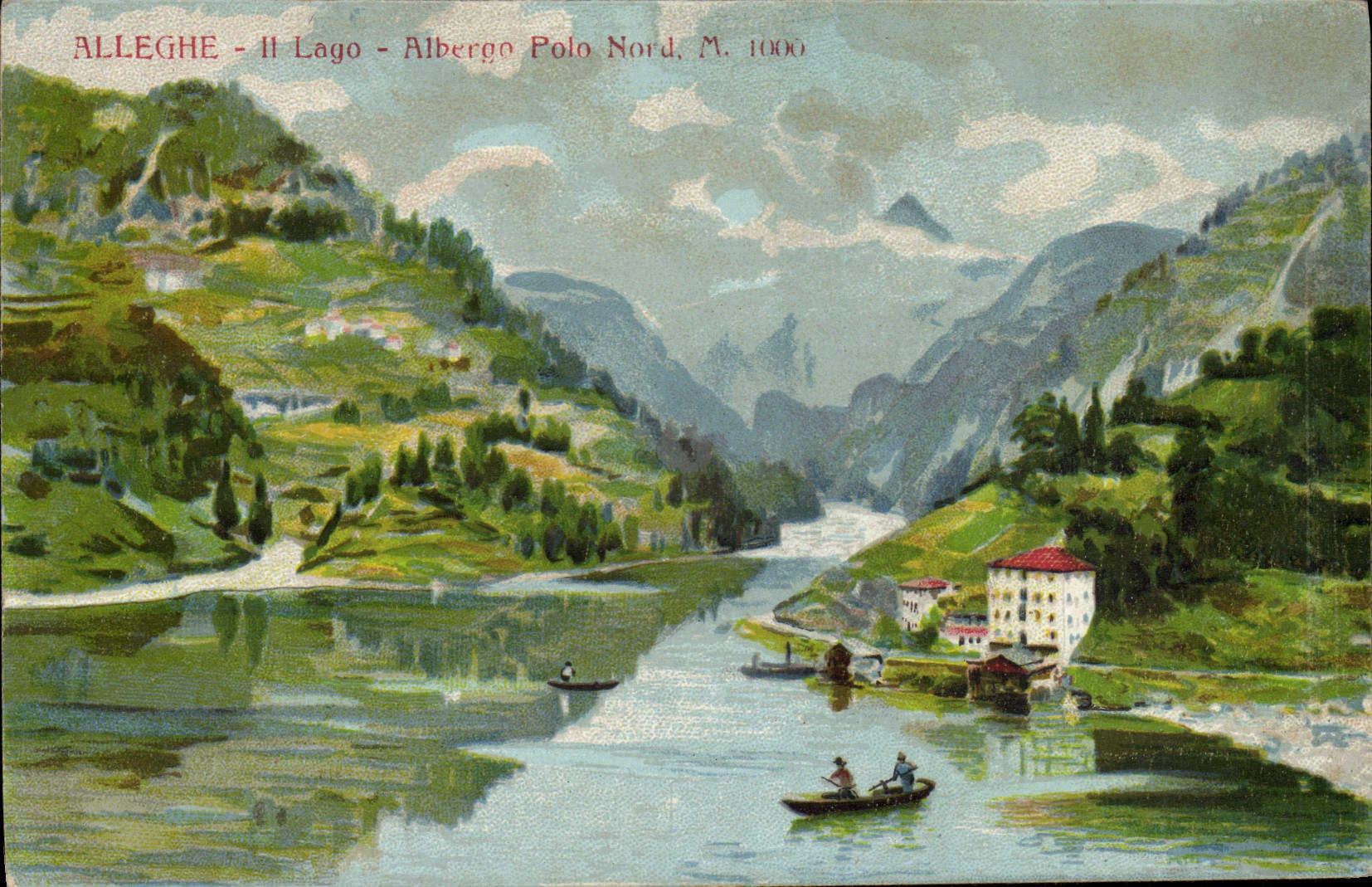 CPA Alleghe Lago Albergo Polo Nord