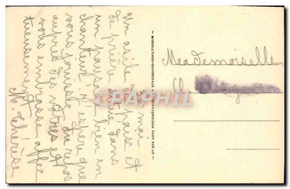 Annecey — Das Kloster der Visitation und der Wald Crêt du Maure — Rückseite