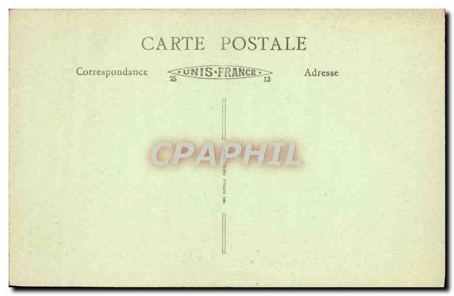 CPA Eglise de Brou Les Stalles — Verso