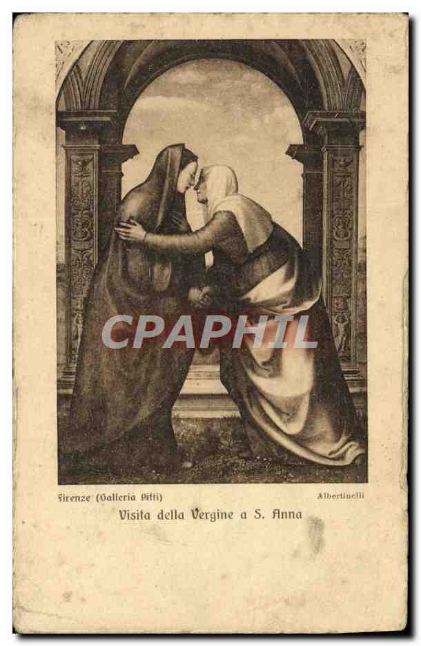 Visita della Vergine a S. Anna — Albertinelli — Galleria degli Uffizi, Florence
