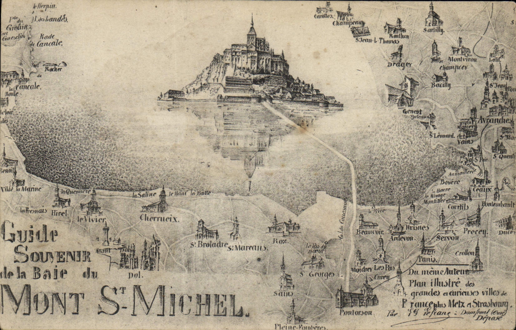 Mont-Saint-Michel — Guide Souvenir de la Baie — Éditeur : Dumont (Léon) Dépôts - Anverso