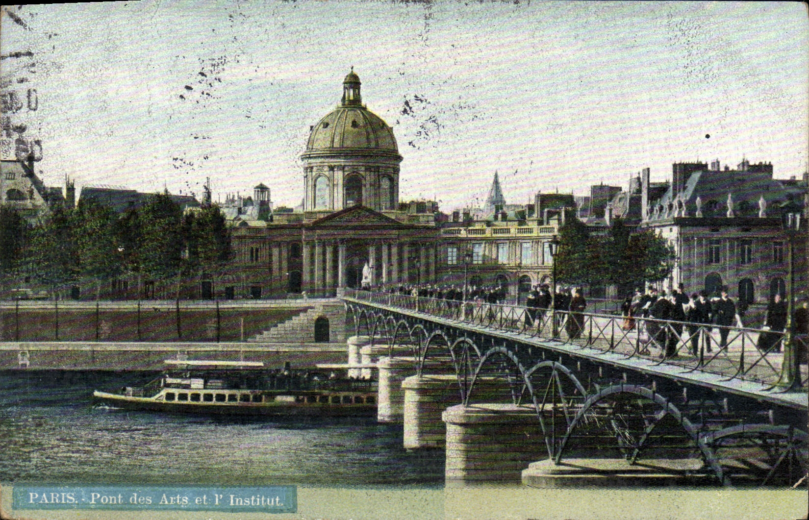 CPA Paris Pont des Arts et l'Institut