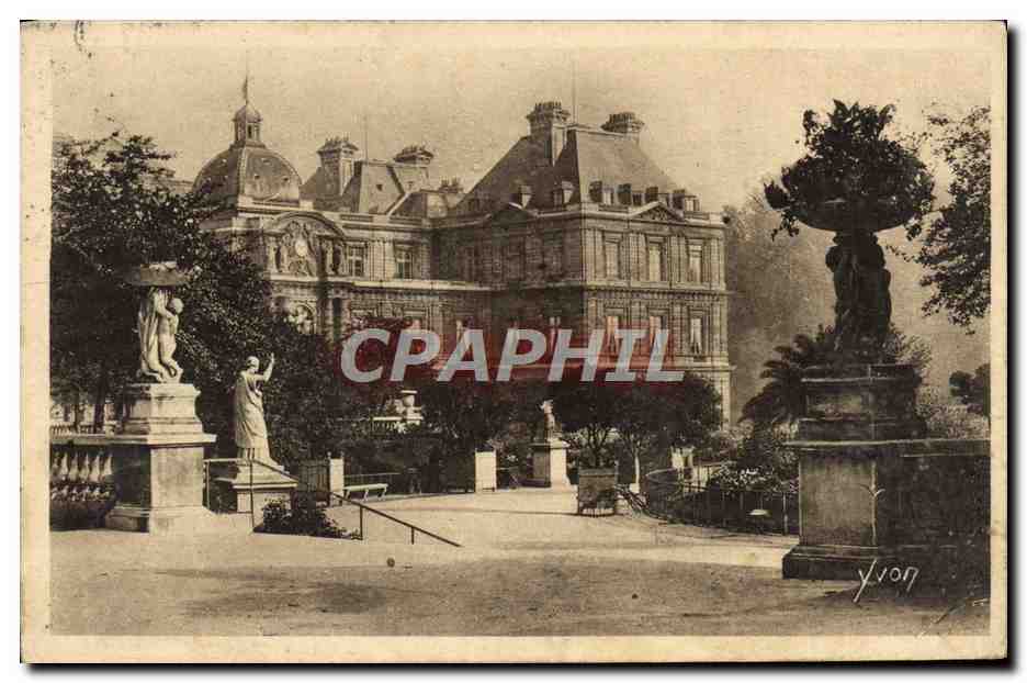 CPA Paris En Flanant Le palais et jardin du Luxembourg