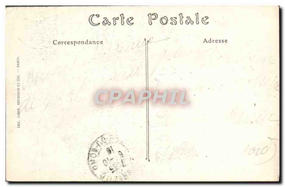 CPA Paris L'Hotel des Invalides — Rückseite