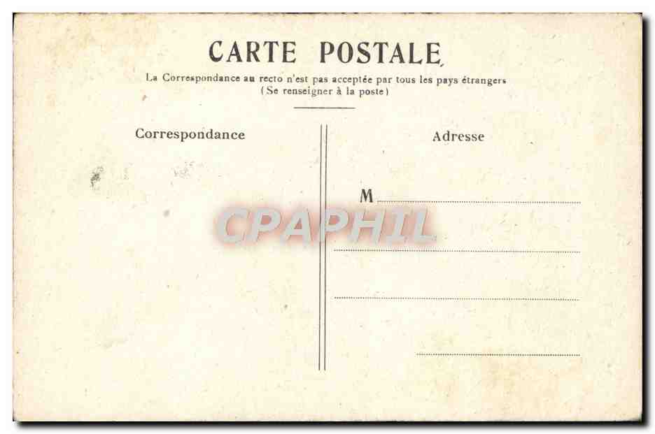 CPA Paris Place de la Bastille — Rückseite