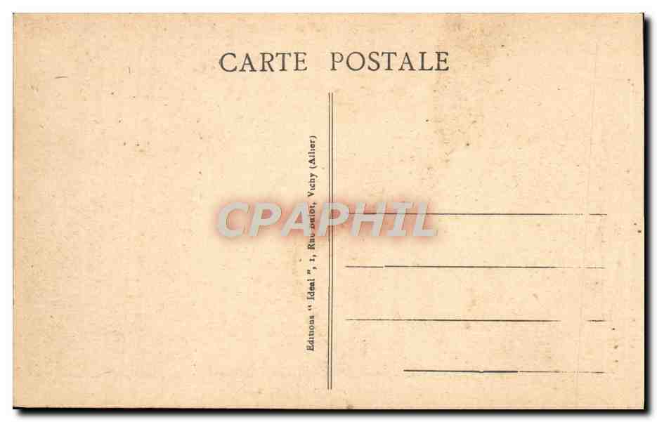 CPA Vichy La Restauration — Verso