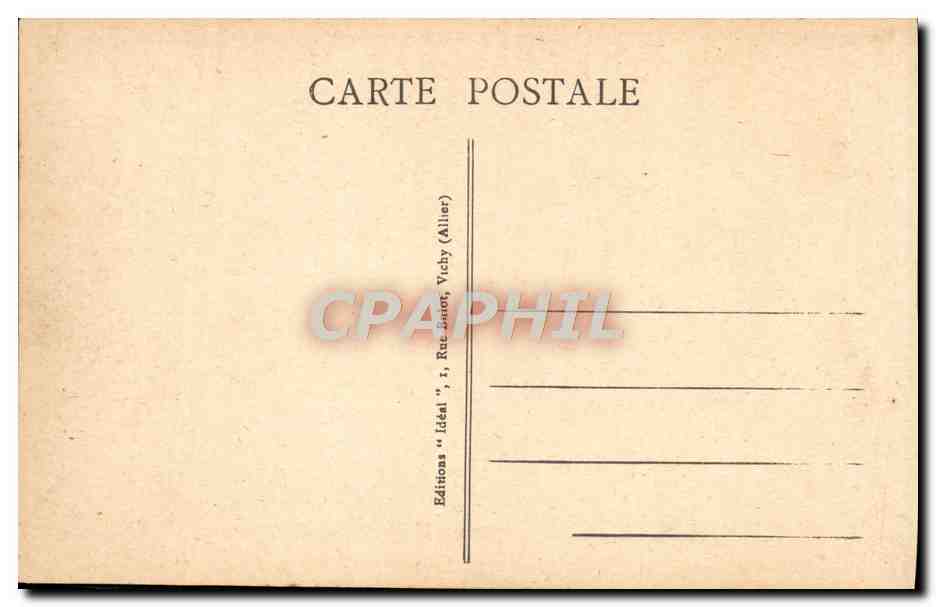 CPA Vichy Sur le Vieux Parc Galerie couverte et pergolas des sources — Verso