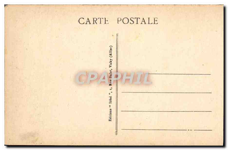 CPA Vichy L'Orangerie des Celestins — Verso