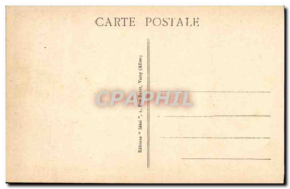 CPA Vichy Pavillon de la Source des Celestins — Verso