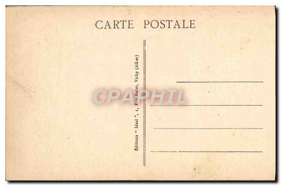 CPA Vichy Source Mesdames — Verso