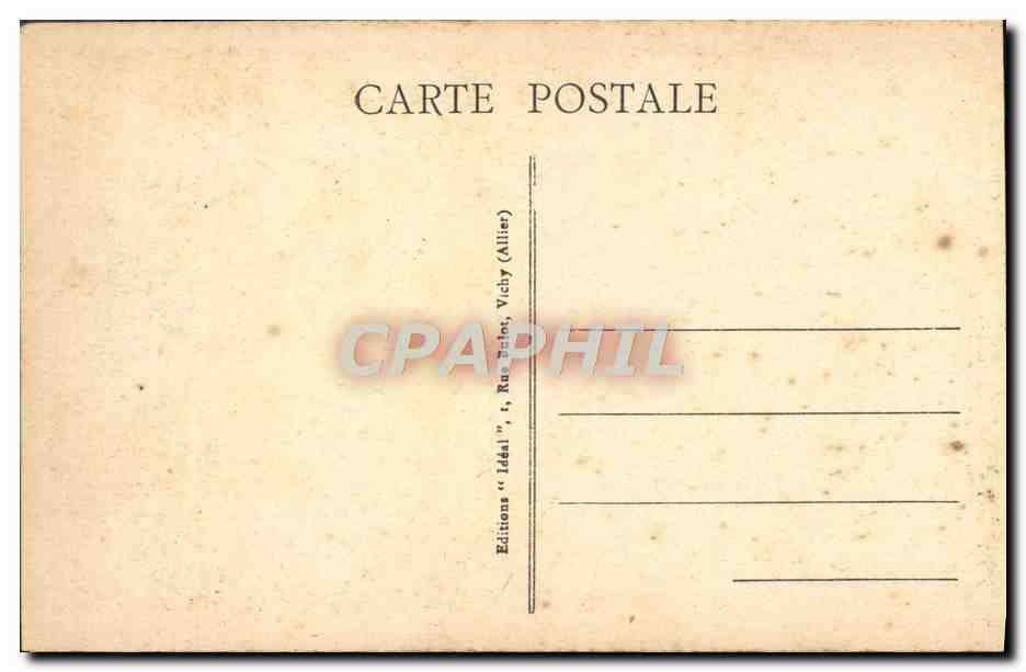 CPA Vichy Le Parc Bassin des Cygnes — Verso