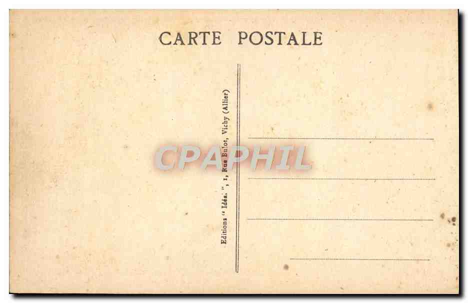 CPA Vichy Le Parc — Verso