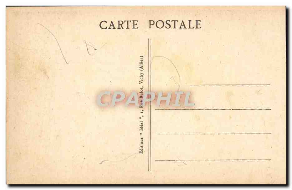CPA Vichy Chalet de I'Empereur — Verso