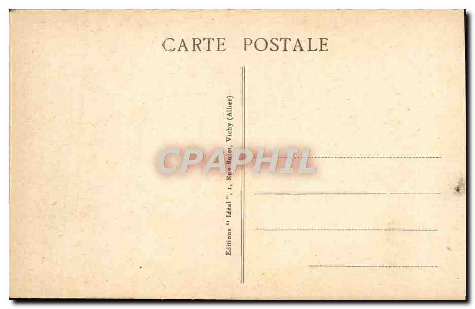 Vichy - Un coin du Parc vers la Laiterie — Éditeur Idéal, n° 411 — Verso