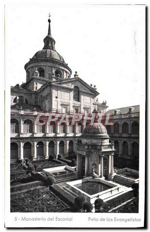 CPA Monasterio del Escorial Palio de los Evanglistas