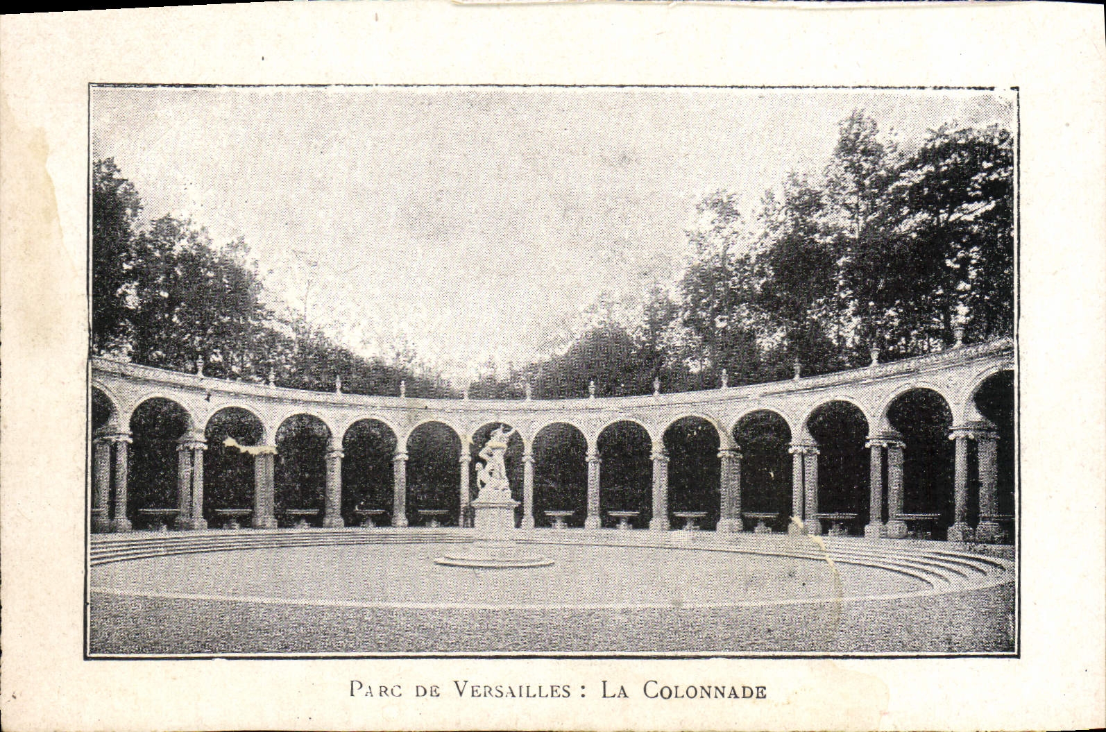 CPA Parc De Versailles La Colonnade