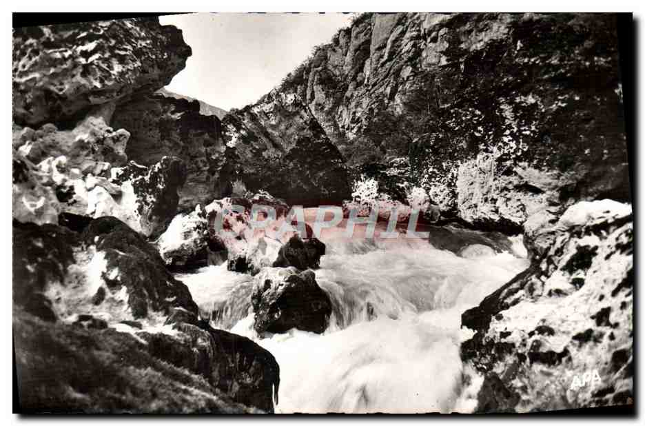 CPM En Parcourant les Gorges du Tarn Le Tarn ou Chaos du Pas de Soucis