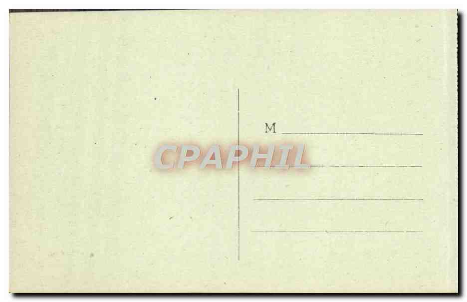 CPA Les Pyrenees Lourdes Statue de St Michel et les Allees — Verso