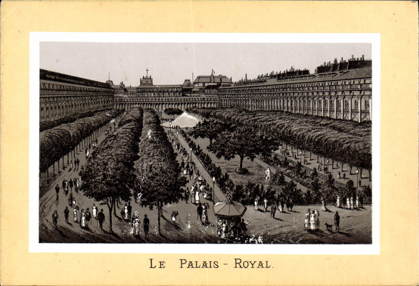 Das Palais-Royal — Panoramablick — CPAPHIL