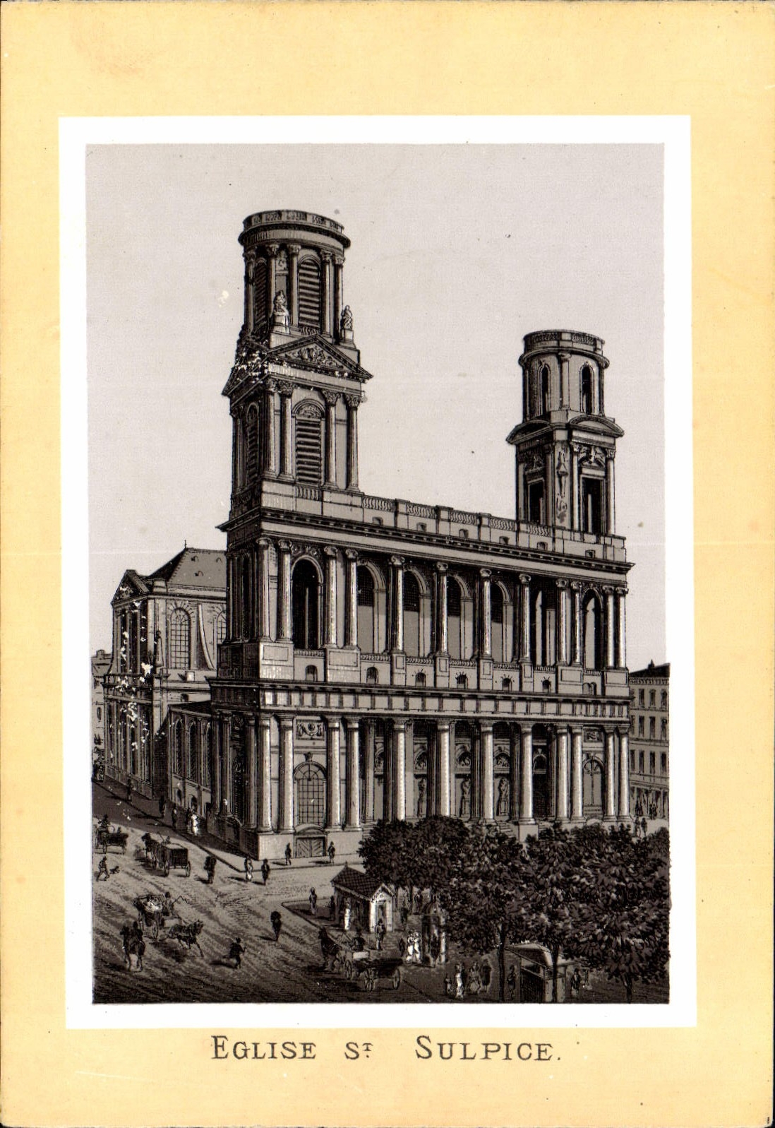 CPA Paris Eglise St Sulpice