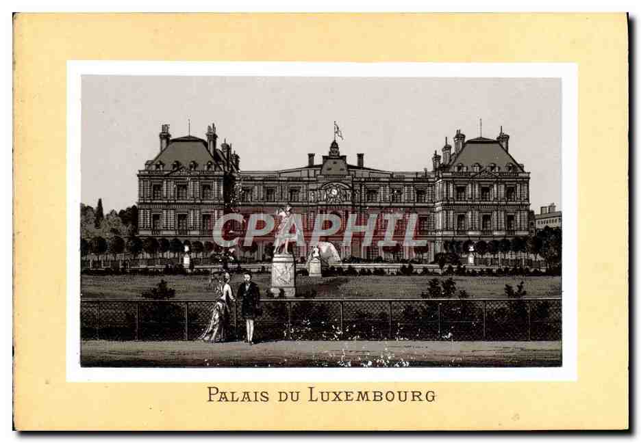 CPA Paris Palais Du Luxembourg