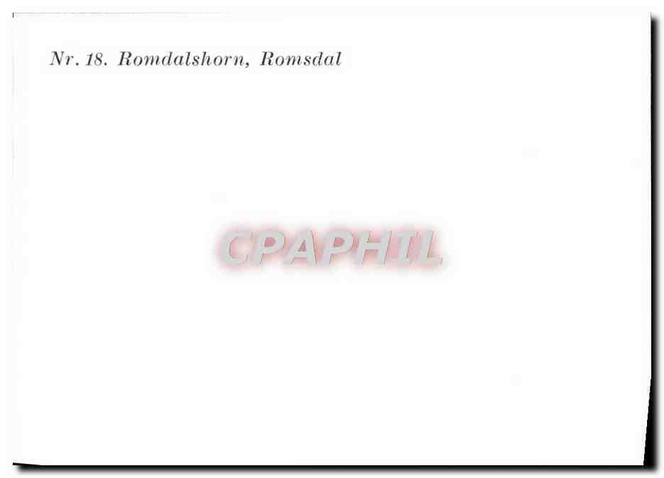 CPM Romdalshorn Romsdal — Verso