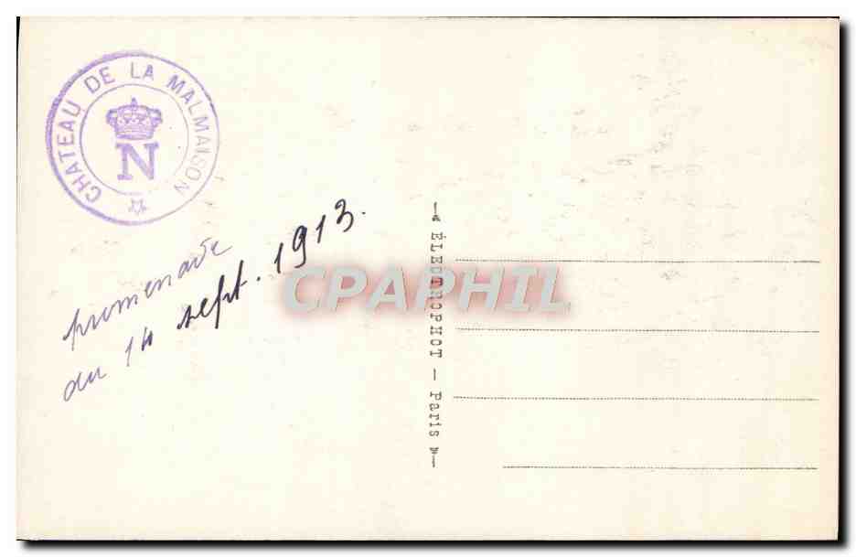 CPA Prud'Hon Lmperatrice Josephine — Rückseite