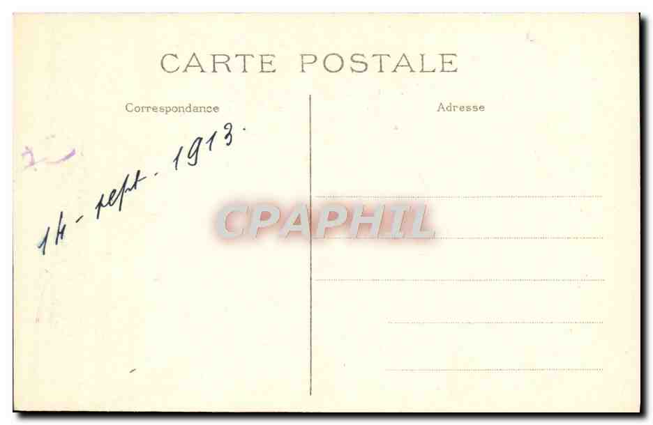 CPA Rueil Chateau de la Malmaison Salle de bains de l'empereur Napoleon 1er — Rückseite