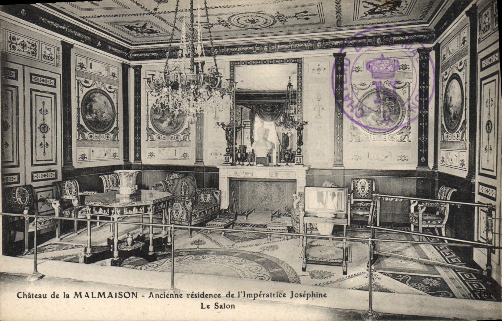 CPA Chateau de la Malmaison Ancienne residence de l'imperatrice Josephine Le salon