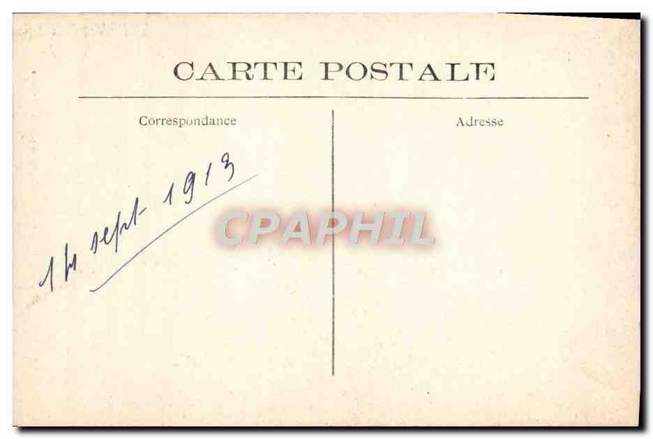 CPA Rueil Parc du Chateau de la Malmaison La Cascade — Rückseite
