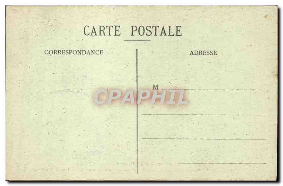 CPA A la Ferme Panique en pleine nuit causee par une invasion de rats Folklore — Verso