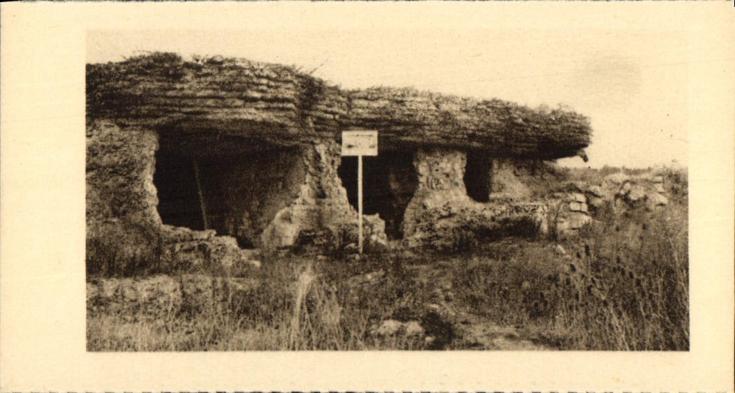 Abri préhistorique du Fort de Douaumont — Abri N° 2496 — CPAPHIL