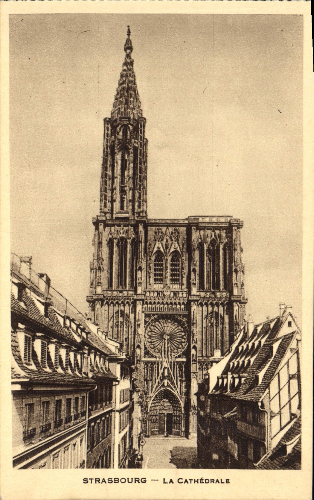 CPA Strabourg La Cathedrale