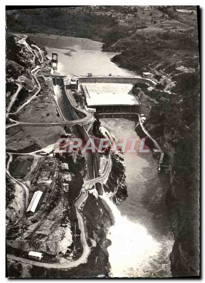 CPM Le Barrage de Genissiat sur le Rhone Vue generale 