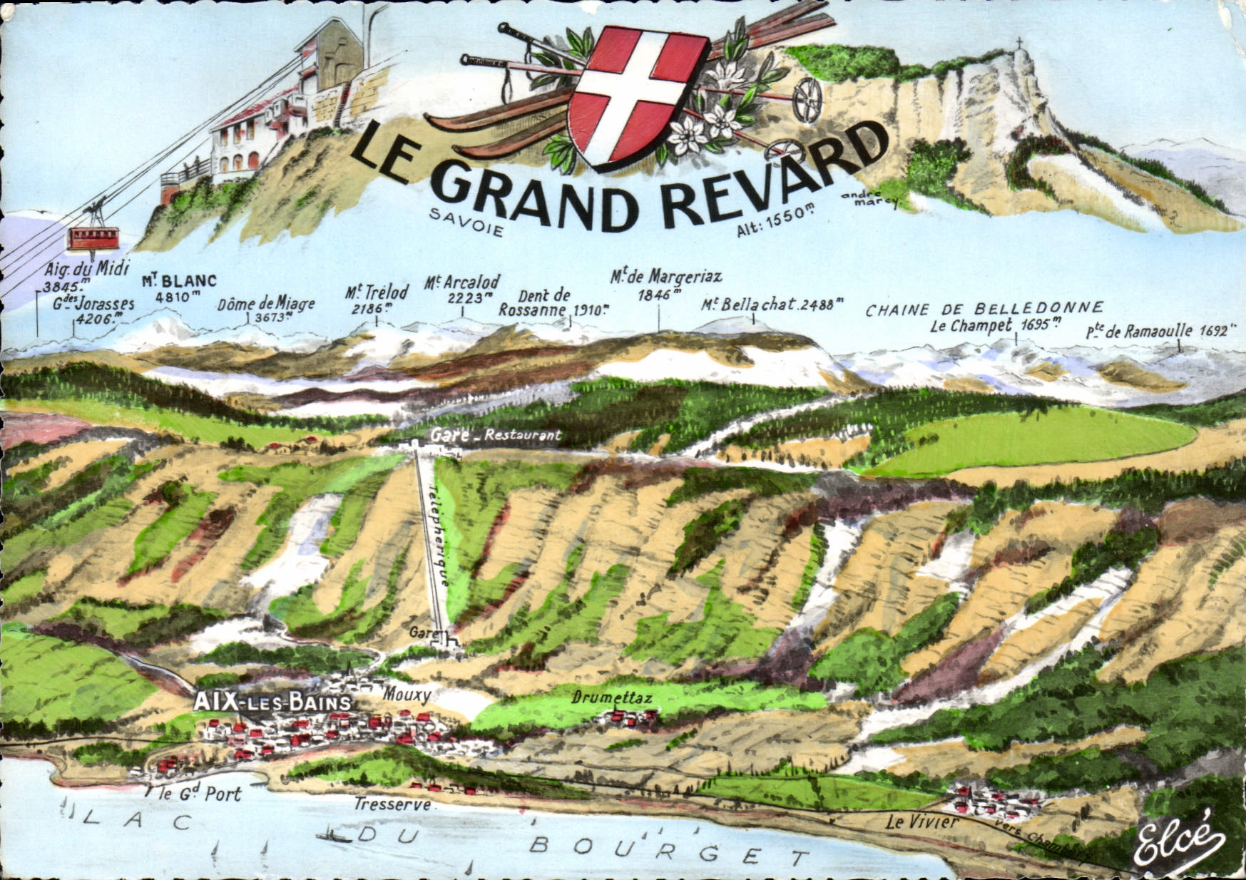 CPM Le Grand Revard SAvoie Aix les Bains Le Vivier